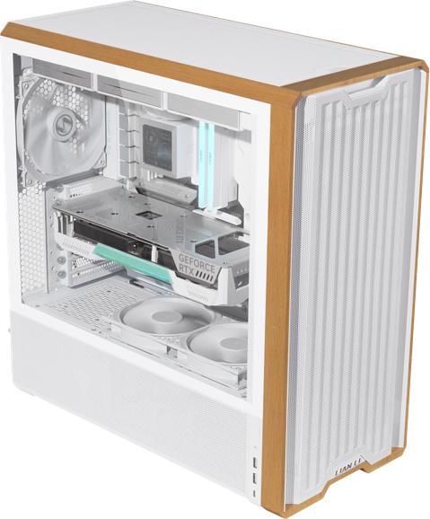 Produktbild Lian-Li Lancool 217 PC-Gehäuse, Midi-Tower, ATX, Tempered Glass - weiss (ATX, SSI EEB)