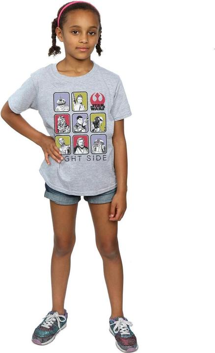 Immagine prodotto Star Wars The Last Jedi Multi Character Maglietta Ragazze (128)
