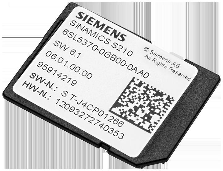 Image du produit Siemens Carte SD SINAMICS S210 (8 Go)