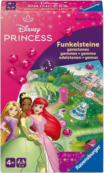 Image du produit Ravensburger 24708 - Disney Princess Funkelsteine - Jeu de course et de collection pour 2 à 4 enfants à partir (Espagnol, Allemand, Anglais, Français, Italien, Néerlandais)