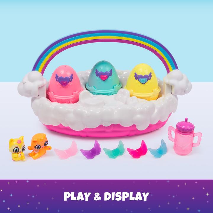Produktbild Hatchimals EGG COL Hatch Neon Rainbow Basket GML
