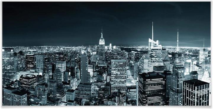 Produktbild Trenddeko New York at Night 02 (80 x 40 cm)