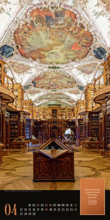 Image du produit Lust am Lesen - Literatur-Kalender 2026 (33 x 66 cm, Couverture rigide, Allemand)