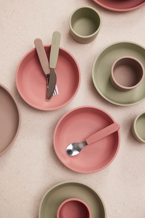 Actual product image Filibabba Silicone spoons 3-pack - Rose