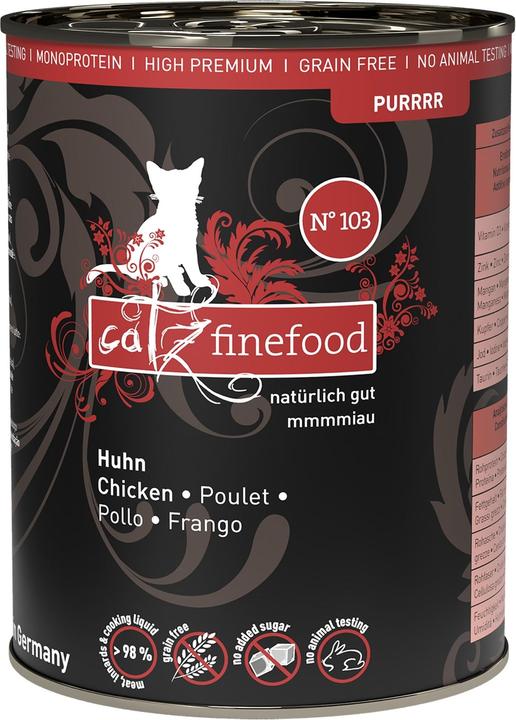 Immagine prodotto Catz Finefood Purrrr No.103 Pollo (Adulto, 6 pz., 400 g)