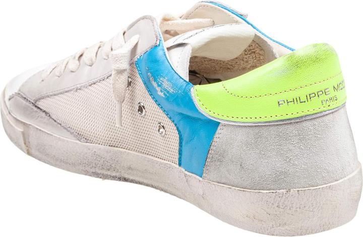 Produktbild Philippe Model sneakers prsx in fabric and leather color white and fluorescent yellow (43)