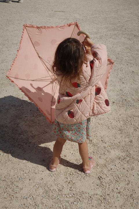 Image du produit Konges Slojd Frill Regenschirm Strawberry Glitter