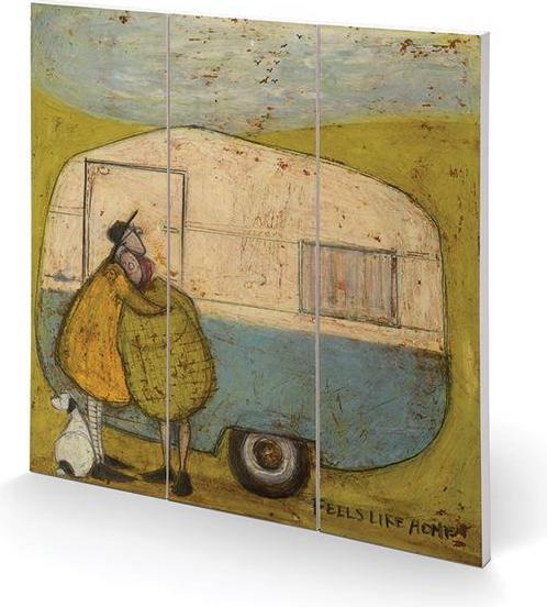Immagine prodotto Sam Toft Lavagna Feels Like Home Ii Legno Quadrato (30 x 30 cm)