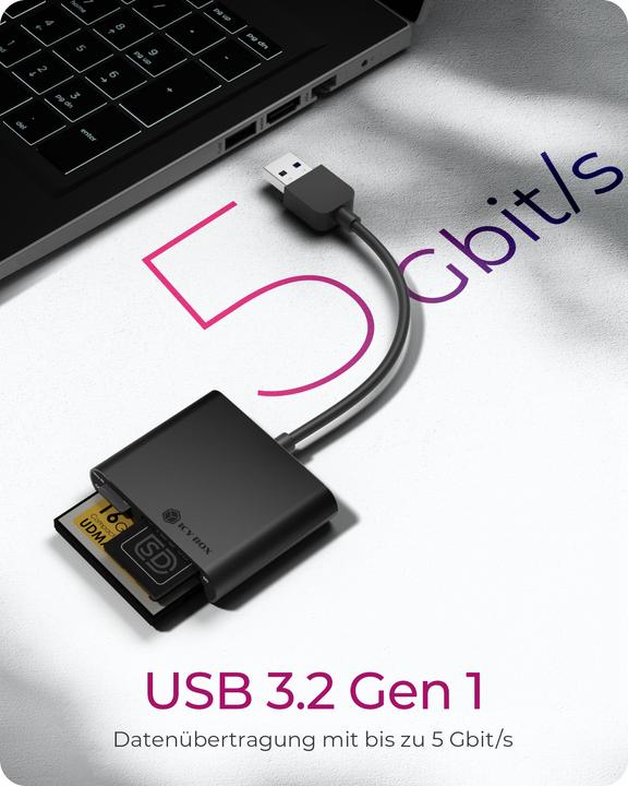 Image du produit Icy Box IB-CR301-U3, USB3.0 Multi-Card (USB 3.0)