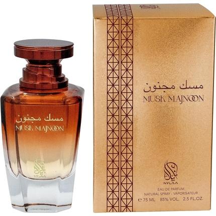 Produktbild Nylaa Moschus Majnoon 75ml Parfüm Spray Enigma Frauen Süsse Blume Kokosnuss (Eau de Parfum, 75 ml)