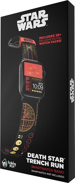 Actual product image Moby Fox Star Wars bracelet pour smartwatch Death Star Trench Run (Silicone, Apple Watch)