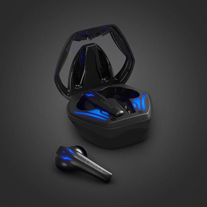 Actual product image Lamax LMXHNI1 headphones/headset True Wireless Stereo (TWS) In-ear Gaming Bluetooth Black (Wireless)