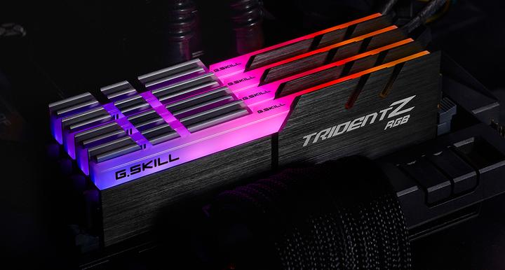 Actual product image G.Skill Trident Z RGB (for AMD) (4 x 8GB, 3200 MHz, DDR4-RAM, DIMM)