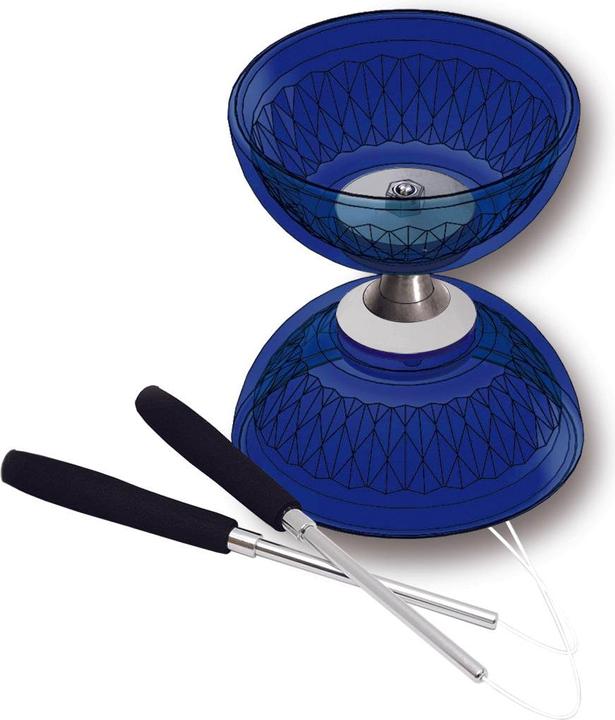 Image du produit Acrobat Set Bearing diabolo crystal-blue + aluminum hand sticks