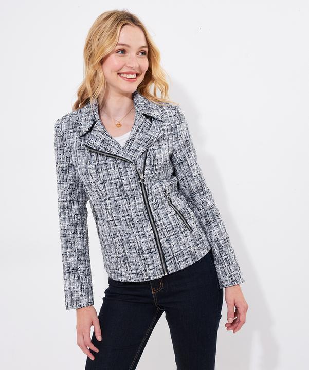 Image du produit Joe Browns Asymmetric Biker Tweed Jacket (40)
