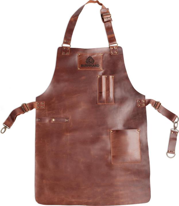Actual product image Burnhard Barbecue apron, leather apron (One size)