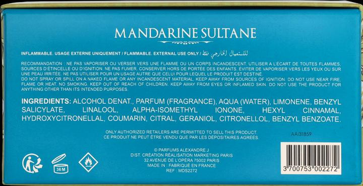 Actual product image Alexandre.J Tangerine Sultans (Eau de parfum, 100 ml)
