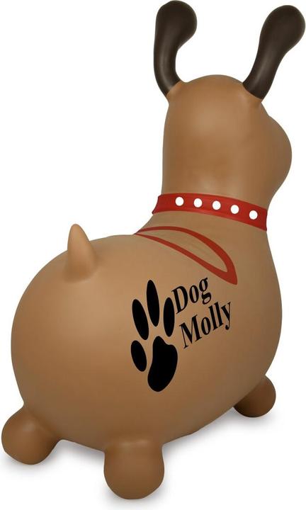 Produktbild Braun Hüpftier Dog Molly mit Pumpe