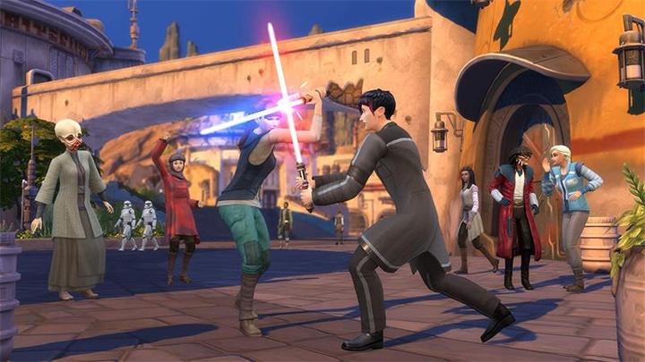 Produktbild EA Games Die Sims 4 - Star Wars: Journey to Batuu Bundle (Xbox One X, Xbox Series X, Multilingual)