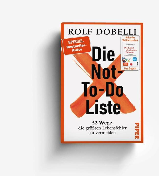 Immagine prodotto Piper Die Not-To-Do-Liste (Tedesco, Rolf Dobelli, 2024)
