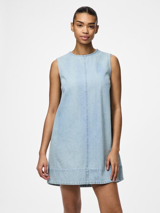 Produktbild Pieces Pcflora Sl Mini Denim Dress Noos (M)