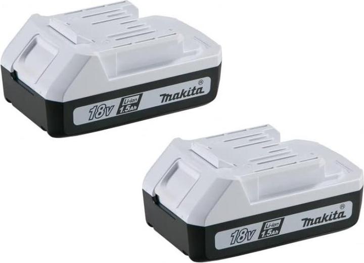 Productafbeelding Makita DF488D002 Accuboormachine 18V 1,5Ah Li-Ion incl. 2e accu, incl. oplader, incl. koffer (Oplaadbare batterij)