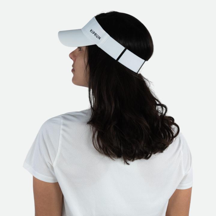 Image du produit Kiprun Casquette Visor de course - V2 blanche