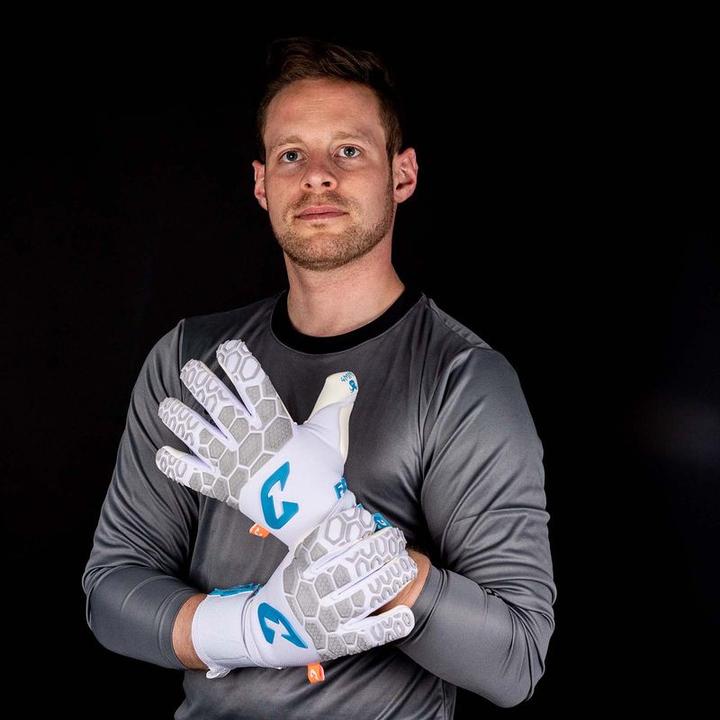 Produktbild Catch & Keep Fussballhandschuhe Fly White Soul Gr. 9 Weiss Torwart Keeper Goalie Handschuhe (9)