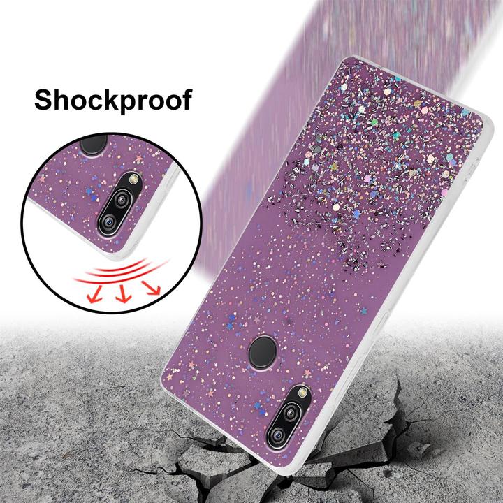 Image du produit Cadorabo Couverture TPU paillettes scintillantes (Huawei Nova 3E)