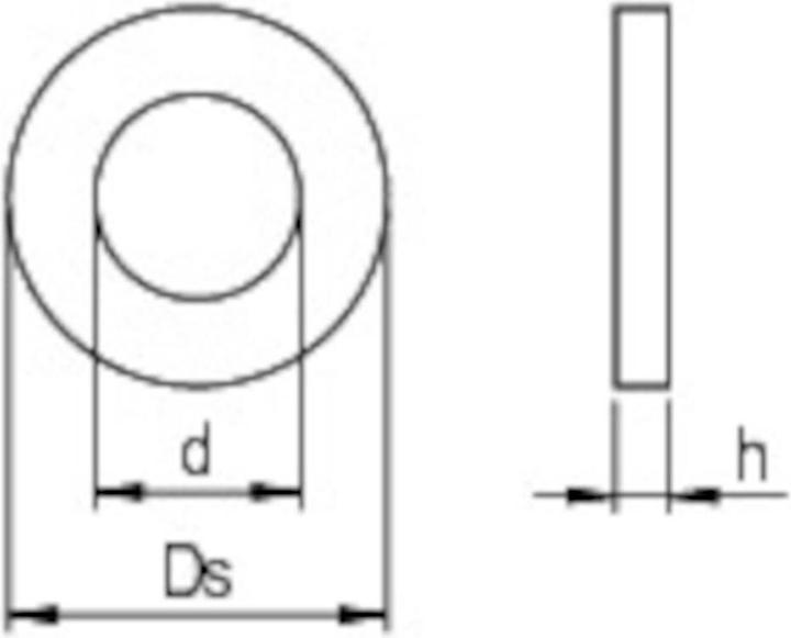Immagine prodotto Reisser Rondelle, DIN 125, Ø 8,4, acciaio inox A2, decapato, passivato, confezione da 100 pezzi