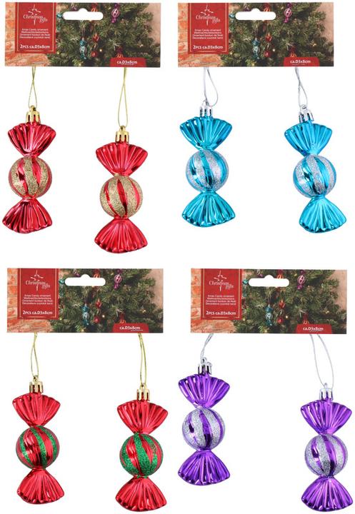 Produktbild Christmas Gifts Xmas ornament 4as 2pc candy (4 -teilig)