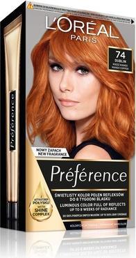 Actual product image L'Oréal Paris L'Oréal Feria Preference Hair Dye 74 Mango Intense Copper (74 Mango Intensive Copper)