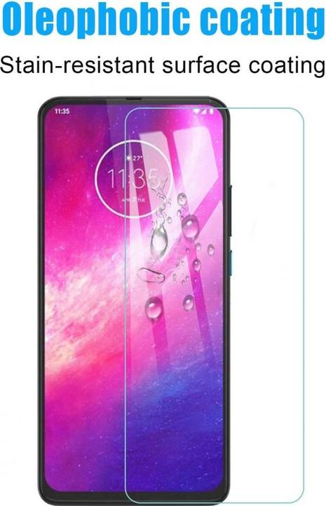 Actual product image Screenguard Motorola One Hyper Protective Glass Film Case Friendly Design (1 Piece, Motorola One Hyper)