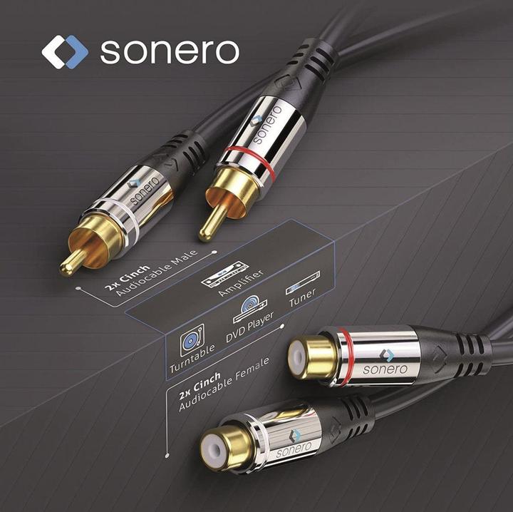 Immagine prodotto Sonero Cavo audio Cinch (15 m, Estensione)