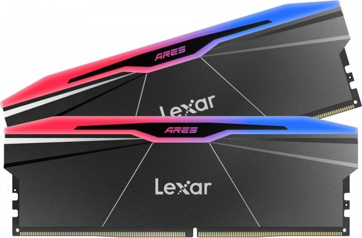 Actual product image Lexar DDR5 ARES RGB 32GB(2 16GB)/8000 PC memory black (2 x 16GB, 8000 MHz, DDR5 RAM)
