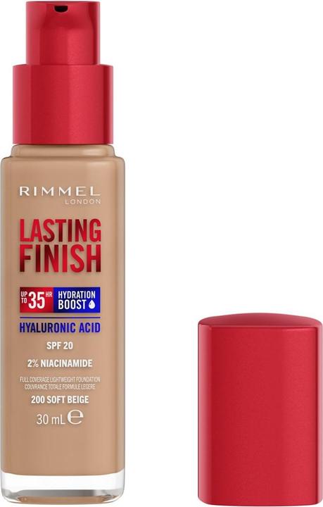 Actual product image Rimmel London Lasting Finish 35H (200 Soft Beige)