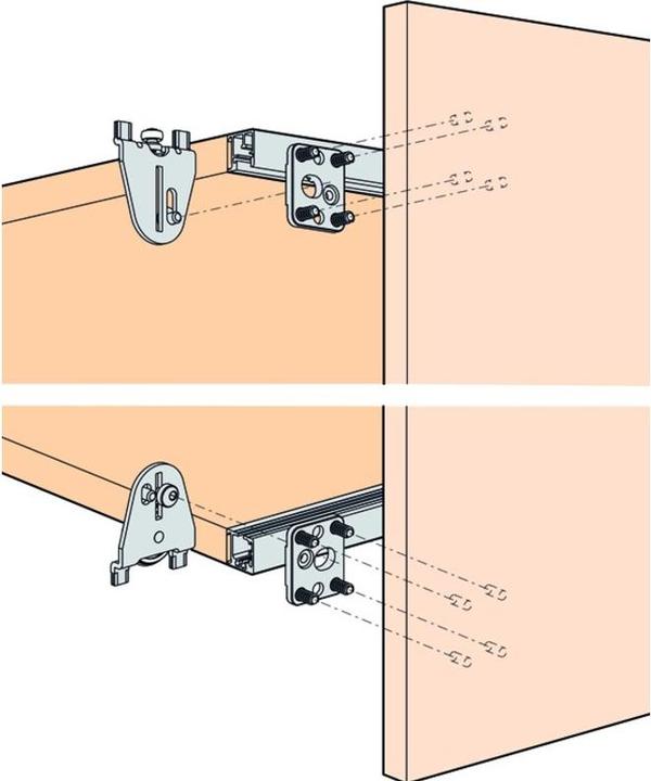 Produktbild HAWA Schiebetürbeschläge -REGAL B 25 H/SP, Forslide