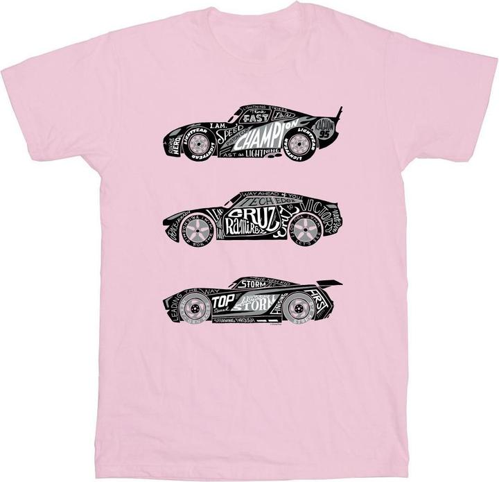 Image du produit Disney - T-shirt CARS TEXT RACERS - Homme (XL)