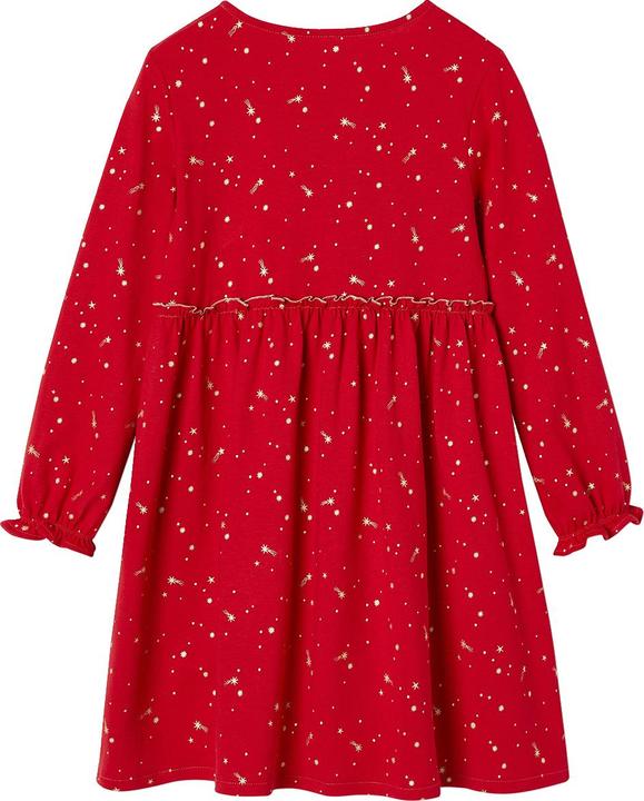 Actual product image Vertbaudet Festive girl's dress with shiny stars (92)