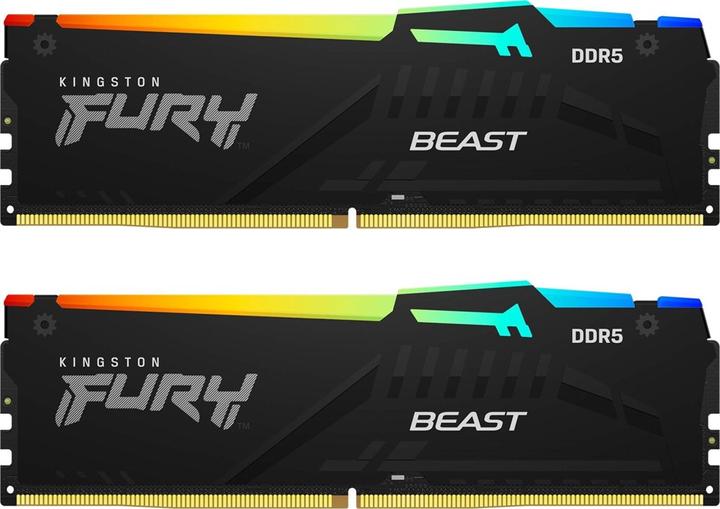 Produktbild Kingston FURY Beast RGB (2 x 32GB, 5600 MHz, DDR5-RAM, DIMM)