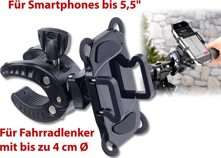 Produktbild Callstel Fahrradhalterung mit Gummifixierung für Smartphones