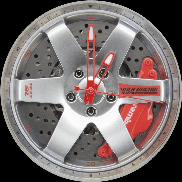 Produktbild 21cars TE37 AP - Rot - Chrom | Automatic | Non-Spin (43 mm)