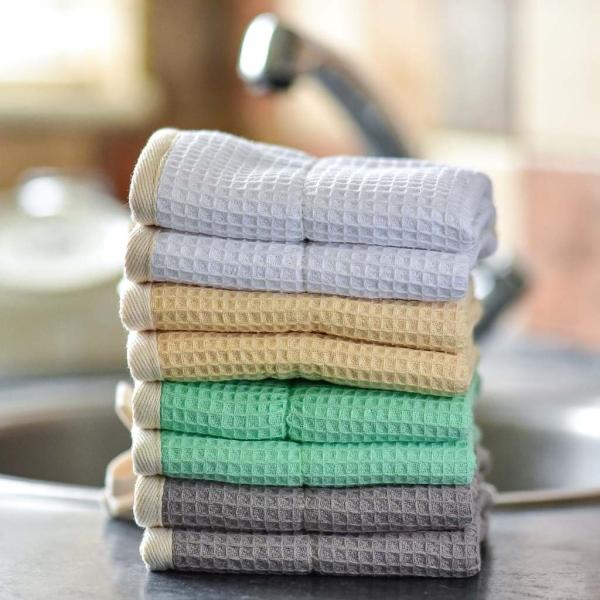 Jungle Culture Reusable dishcloths - white - 100% organic sisal/cotton cloth