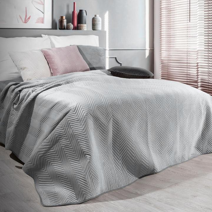 Image du produit Eurofirany CHON / SOFIA / Argent 230X260 Couvre-lit argenté