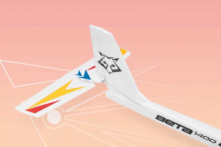Actual product image Kavan Beta 1400 RTF red (Powered glider)