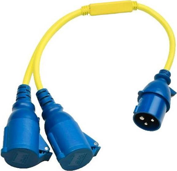 Image du produit Victron Energy Victron Splitter 16A 250V CEE mâle vers 2x CEE femelle