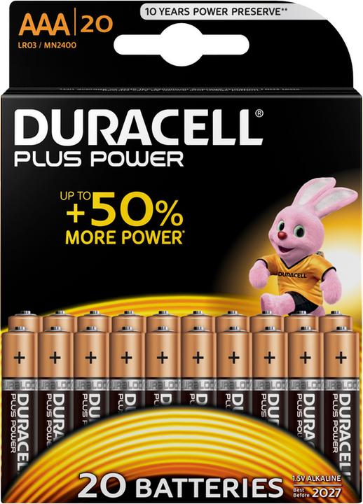 Produktbild Duracell Plus (20 Stk., AAA)