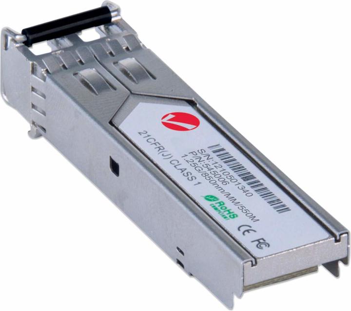 Actual product image Intellinet Gigabit Ethernet SFP Mini-GBIC Transceiver, IEEE 802.3z