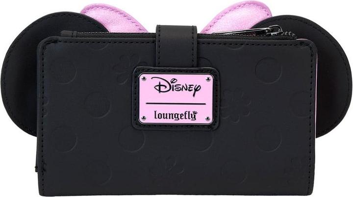 Actual product image Loungefly Disney by Wallet Minnie Floral Rock the Dots Flap
