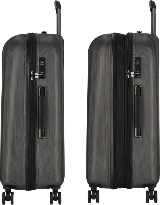 Immagine prodotto Polestream Moonrock 4 Rollen Trolley 78 cm mit Dehnfalte (101 l, XL (da 115l))